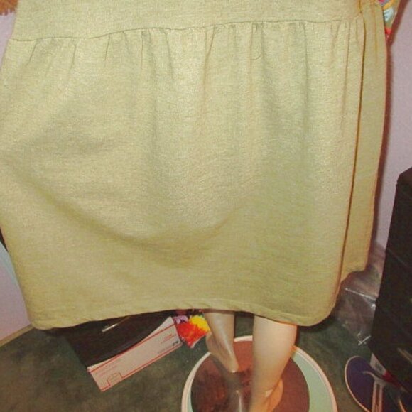 The Pyramid Collection Embroidered Babydoll Dress Size XL Pleated Peasant Boho - Picture 9 of 10